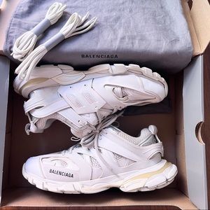 BALENCIAGA Track Sneakers White, size 10